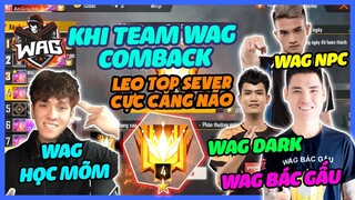 [ Free Fire ] Khi Bộ Tứ Của Team WAG Song Kiếm Hợp Bích Leo Top Sever Áp Lực Căng Não NTN? - Học Mõm