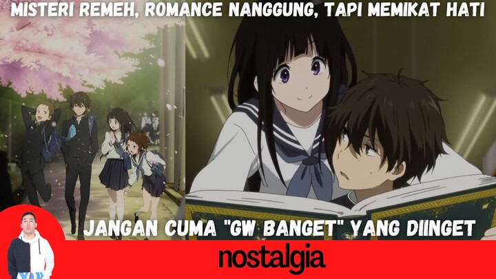 HYOUKA: PESONA MISTERI & CHEMISTRY KLUB SASTRA YANG TAKKAN TERGANTI | Hyouka Indonesia