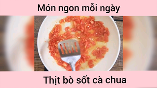 Thịt bò sốt cà chua