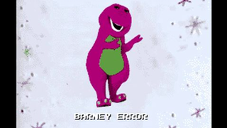 Barney Error Nintendo Entertainment System Edition