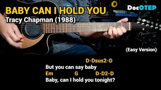 Baby Can I Hold You - Tracy Chapman (1988) Easy Guitar Chords Tutorial with Lyrics Part 2 REELS