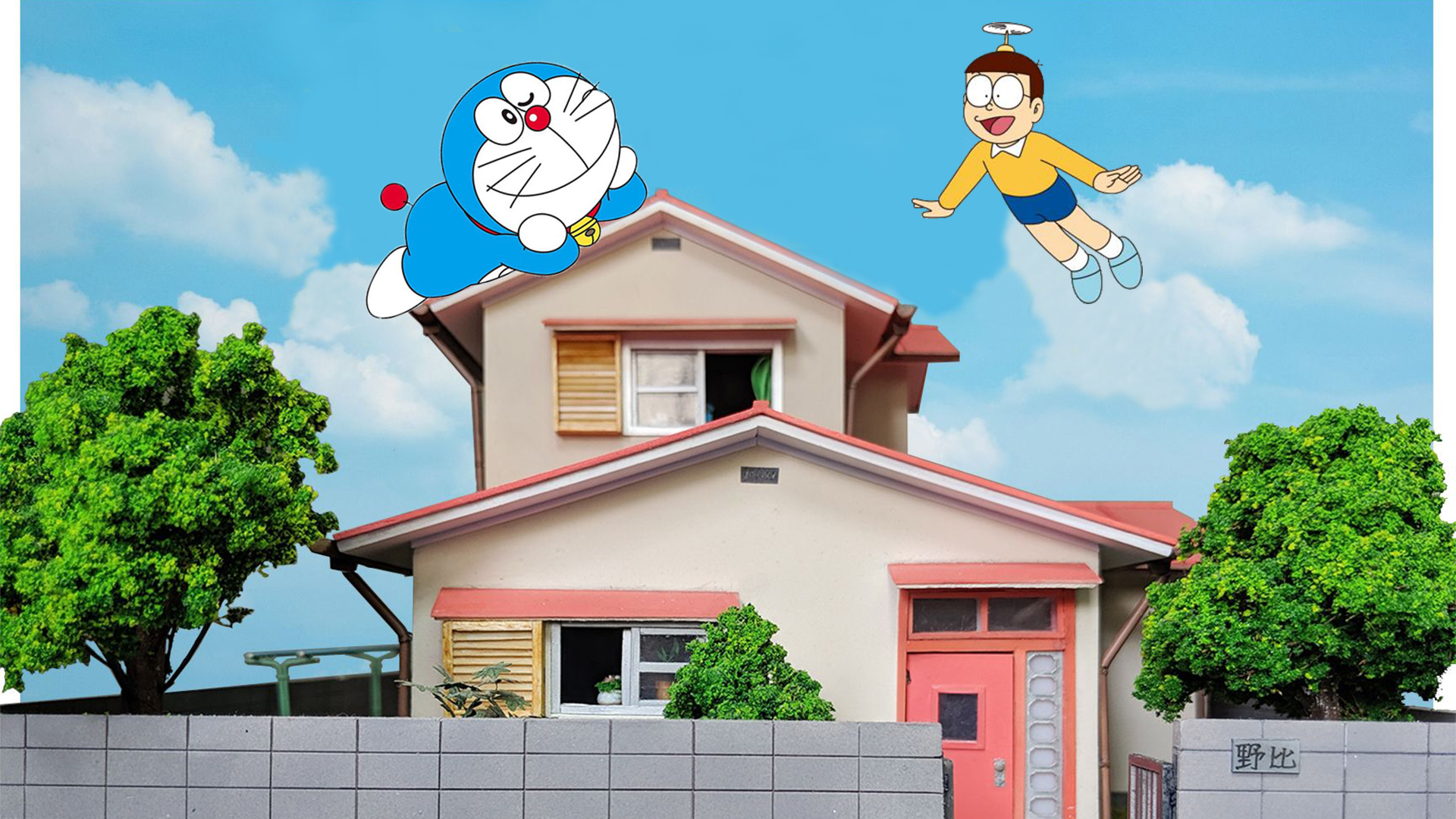 Tham quan ngôi nhà của Nobita dưới dạng mô hình 3D  Nobita Nobis  Residence  ĐÔRÊMON THÁI NGUYÊN  YouTube