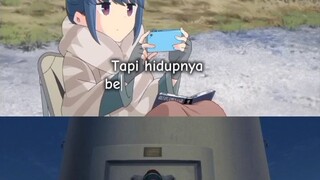 Anime kemah Dengan pemandangan yang indah🥰