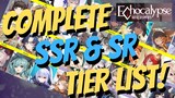 [Echocalypse] Complete Tier List | SSR & SR
