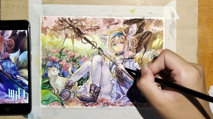 I heard that Arknights is very popular, so is painting lily of the valley also popular?