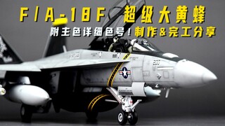 [Model Making] F/A-18F custom color finished display! With paint color number!