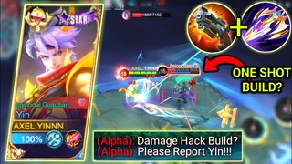 HOW TO COUNTER HYPER ALPHA WITH NEW BUILD ? YIN BEST BUILD AND EMBLEM 2023 | MOBILE LEGENDS