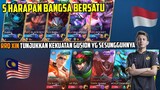 5 HARAPAN BANGSA BERSATU !! INDONESIA VS MALAYSIA, RRQ XIN TUNJUKKAN KEKUATAN GUSION YG SESUNGGUHNYA