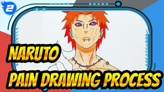 NARUTO|Naruto Pain Drawing Process ！5 minutes accelerated version_2