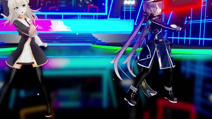 [Yu-Gi-Oh! MMD] Rei: Sky Striker has a new card! Luyo: Are you going to play? I won't play anyway.