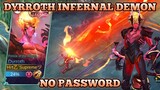 Script Skin Dyrroth Custom Infernal Demon Full Effects | No Password - Mobile Legends