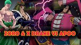 OP 991 !! Zoro & Drake VS Apoo ?? Edan emang ( One Piece )