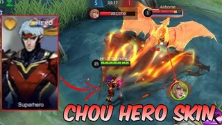 CHOU SKIN SCRIPT SUPERHERO MOBILE LEGENDS NO PASSWORD | Ryuza Official