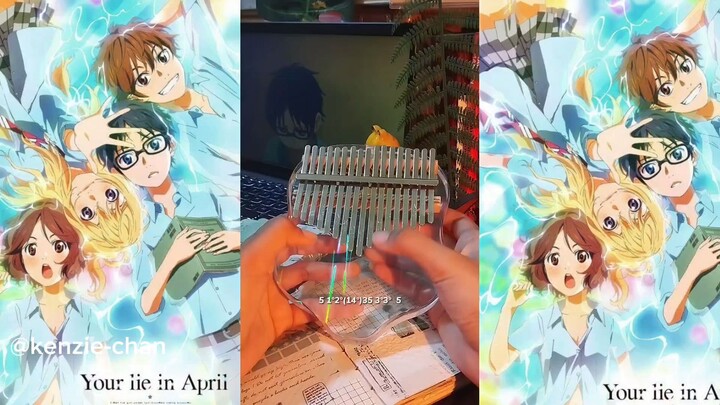 ✧Kalimba Cover✧  Orange - 7!! Your Lie in April OST