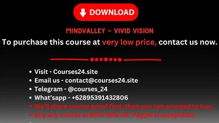 MindValley - Vivid Vision