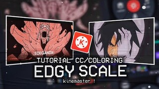 Tutorial cc amv edgy scale yang sering gw pake | Tutorial kinemaster