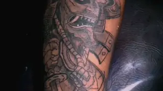 Tattoo content  samurai hanya mask #marlzink