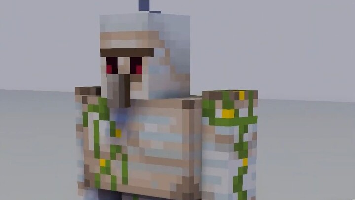 Lini Produksi Golem Besi [Animasi Minecraft]