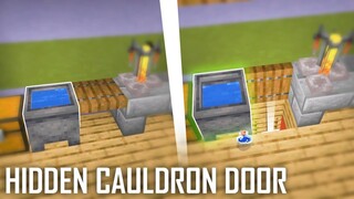 Cara Membuat Hidden Cauldron Door - Miencraft Indonesia