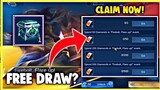 FREE DRAW IN BRUNO FIREBOLT SKIN EVENT! BUT HOW? | Mobile Legends