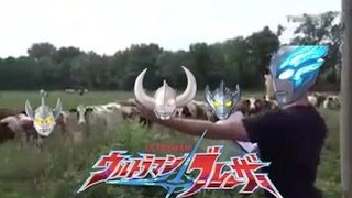 布莱泽在光之国的牛棚发表演讲，并取得圆满成功！
