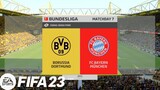 FIFA 23 |  Borussia Dortmund vs FC Bayern Munich  @Signal Iduna Park #GermanCommentary #bundesliga