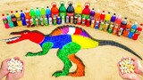How to make Spinosaurus Dinosaur with Orbeez, Fanta, Sprite, Coca Cola, Mentos and Popular Sodas
