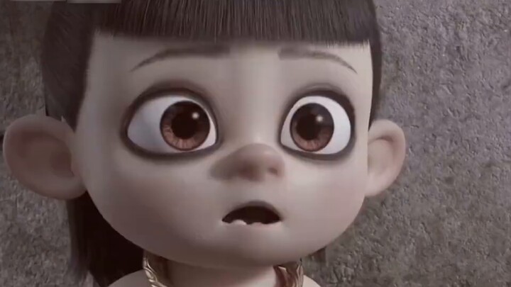 Nezha is so smart. He can transform into a human once he learns it.