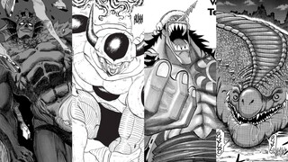 การเปรียบเทียบศัตรูและบอสที่ตัวเอกของการ์ตูนเลือดร้อนต้องเผชิญในช่วงต้นเกม