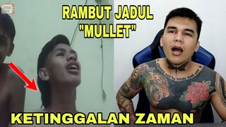 Masih ada Model rambut  MULLET jadul begini ya || Ome TV Prank