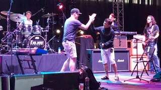 Rehearsing with Marc Martel