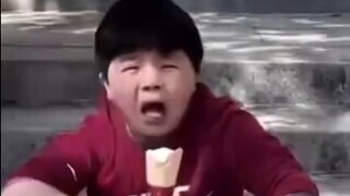 Mom, this ice cream is bitter 😭
