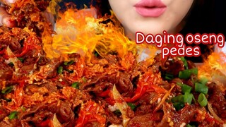 ASMR OSENG DAGING US BEEF SLICE  SUPER DUPER PEDAS 🔥🔥 | ASMR MUKBANG INDONESIA