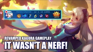 KAGURA REVAMPED WASN'T A NERF AFTERALL | MOBILE LEGENDS