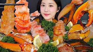 [ONHWA] Sashimi lobster, suara kunyah lobster kecap!