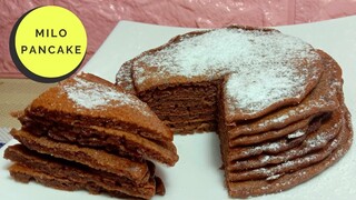 MAKE YOUR OWN MILO PANCAKE // CHEAP AND EASY SNACK