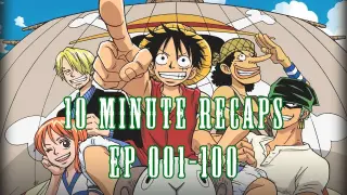 [10 Minute Recaps] One Piece - Episodes 001-100