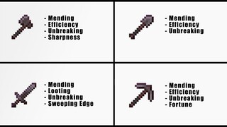 Minecraft: Best Items Enchantment (Part 1)