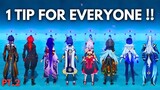 1 Tip for Every Genshin Character [ PART 2 ]