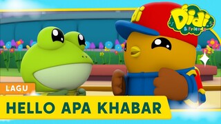 Hello Apa Khabar | Didi & Friends Lagu Kanak-Kanak | Didi Lagu Baru