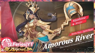 KIYOHIME NEW  SKIN , Spirit Book Series : Amorous River | Onmyoji Arena