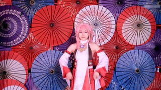 Sepertinya Anda lebih tertarik dengan penampilan saya [Miss Fox]? [Yae Kamiko cos] Versi Single Kupu-Kupu Perjamuan Malam | Genshin Impact