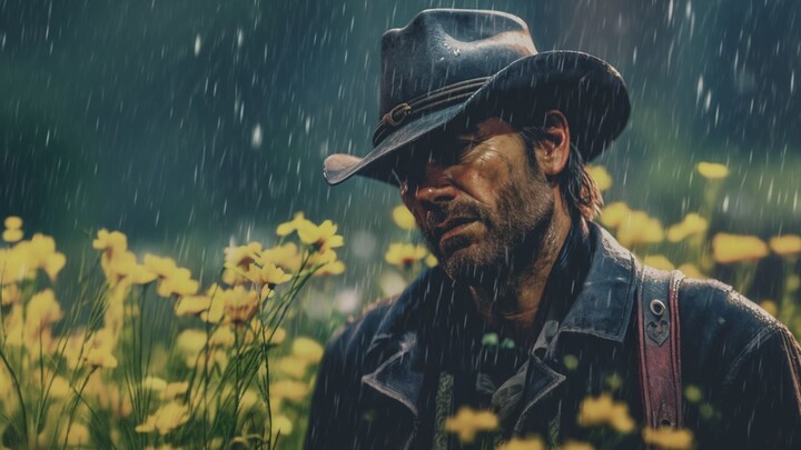 [Red Dead Redemption 2] Life is as bright as a song, but one of my friends died in the game