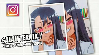 Reaction Gambar Subscriber || Cara Menggambar Anime Pemula
