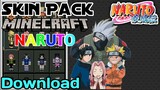 Showcase Skin Pack Naruto Shippuuden di Minecraft PE