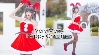 【咲岚】圣诞会梦到兔女郎学姐吗🎄 Very Merry Happy Christmas 🎁【樱岛麻衣cos】