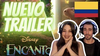 REACCIONANDO A: NUEVO TRAILER PELICULA "ENCANTO" BASADA EN COLOMBIA 🇨🇴 *VA A SER INCREIBLE* 😍😍