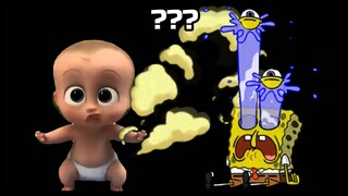 BOSS BABY and SPONGEBOB "I Poop they Wipe" Sound Variations in 38 Seconds
