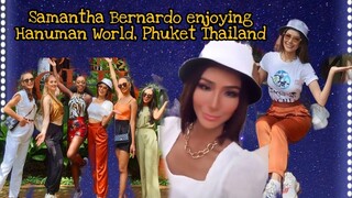 Samantha Bernardo enjoying Hanuman World in Phuket, Thailand