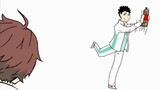 [วอลเลย์บอลชาย/ลายมือ] อิวะอิซุมิไม่ใช่แค่เขย่าโค้ก